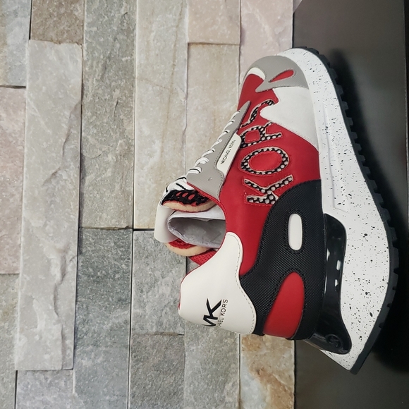 MICHAEL Michael Kors Men's Miles Mixed-Media Trainer - Picture 5 of 7